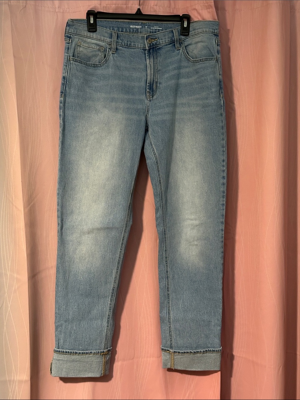 Old Navy Light Blue Women’s Boyfriend Jeans 12 TALL
